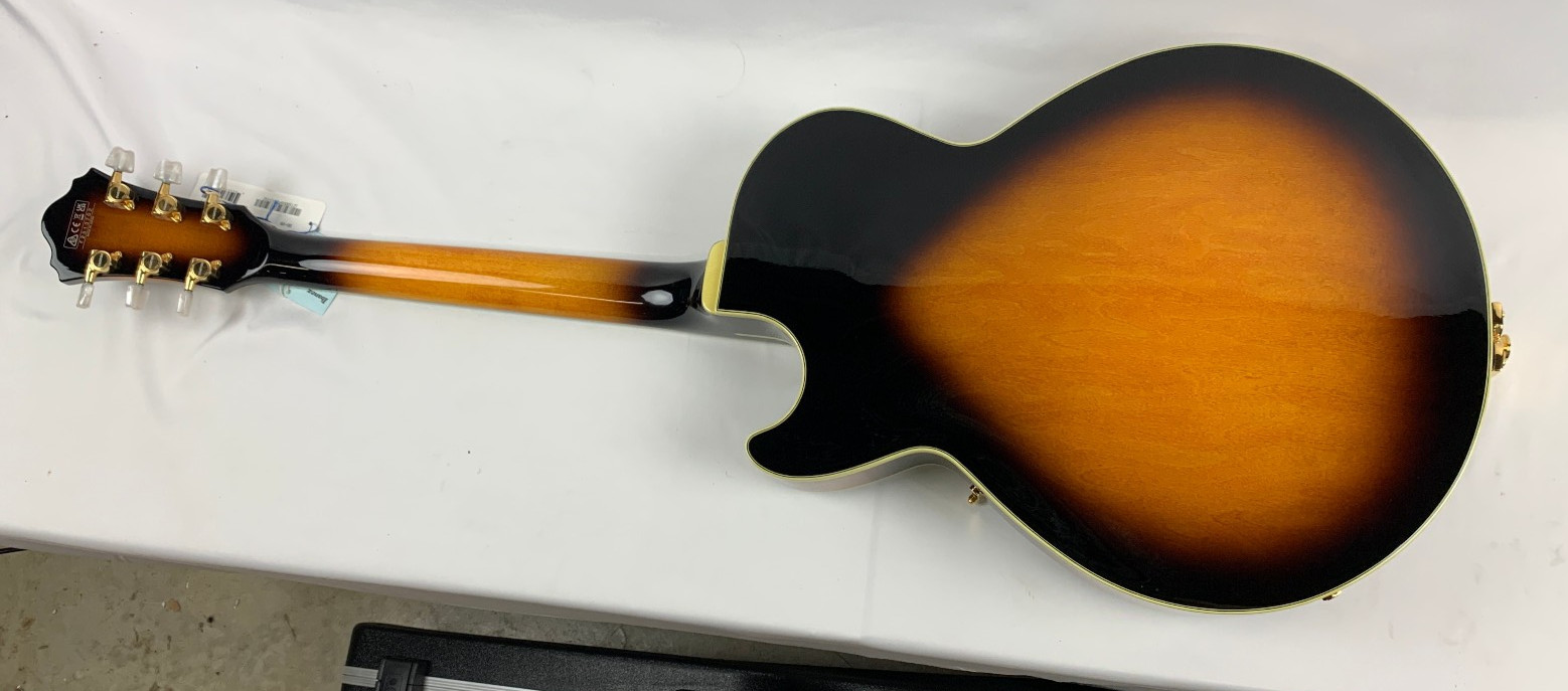 Ibanez George Benson GB10 Signature Hollowbody Brown Sunburst + Case BS GB10BS
