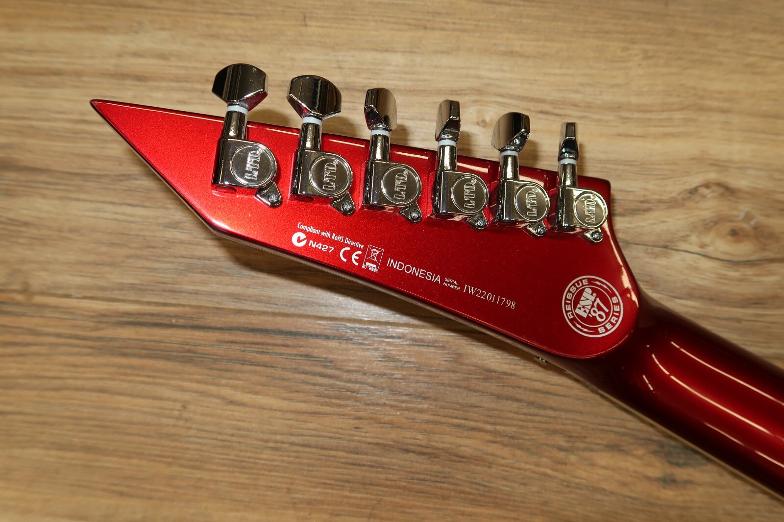 ESP LTD M1 FR Custom ’87 candy Apple Red