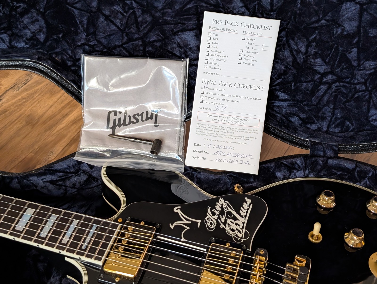 2006 Gibson BB King Lucille Custom Shop ES-355 King Of Blues LTD ED #104 W/COA