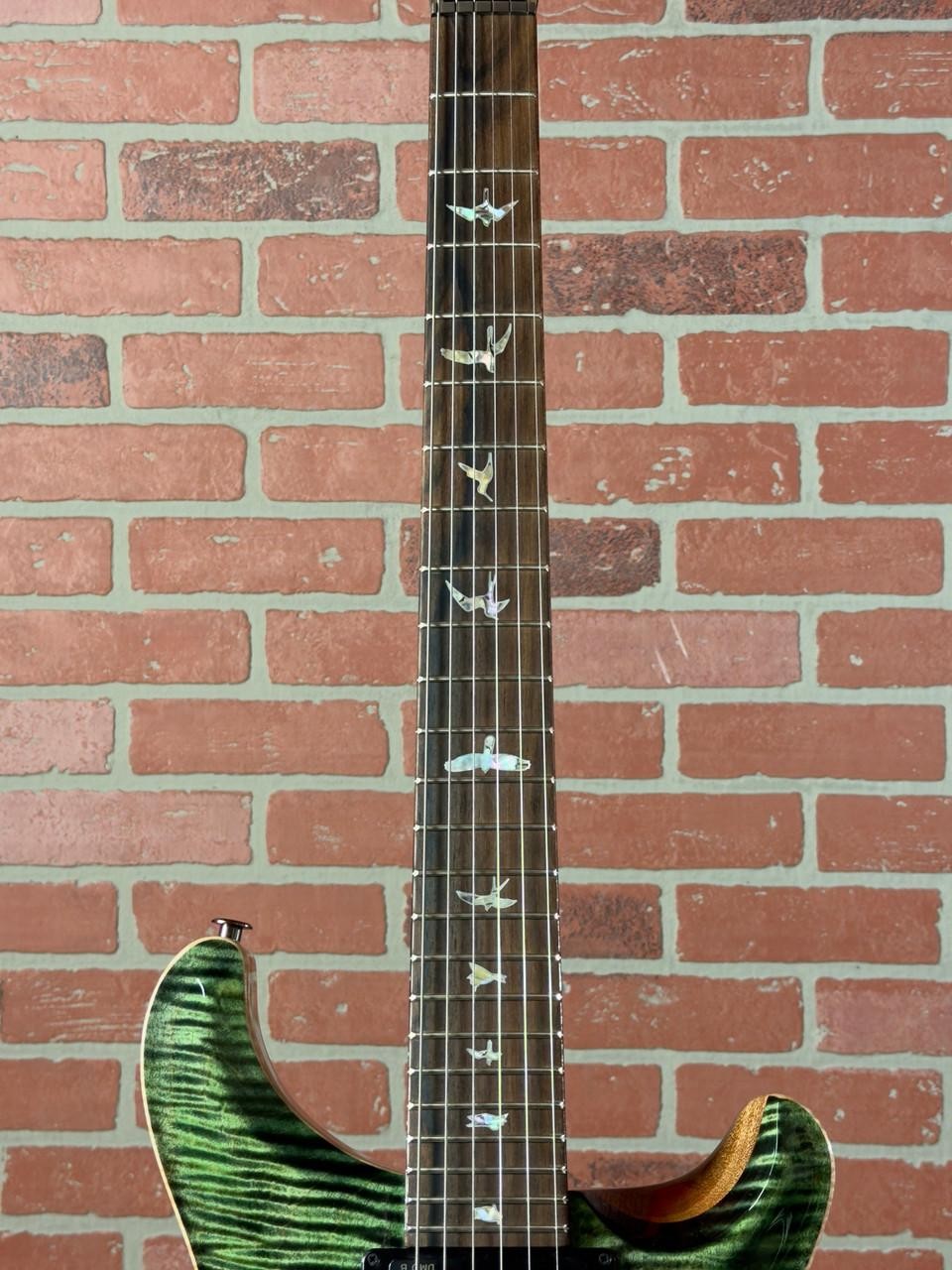 PRS Custom 24-08 10-Top Electric Guitar – Sage with Stained Neck