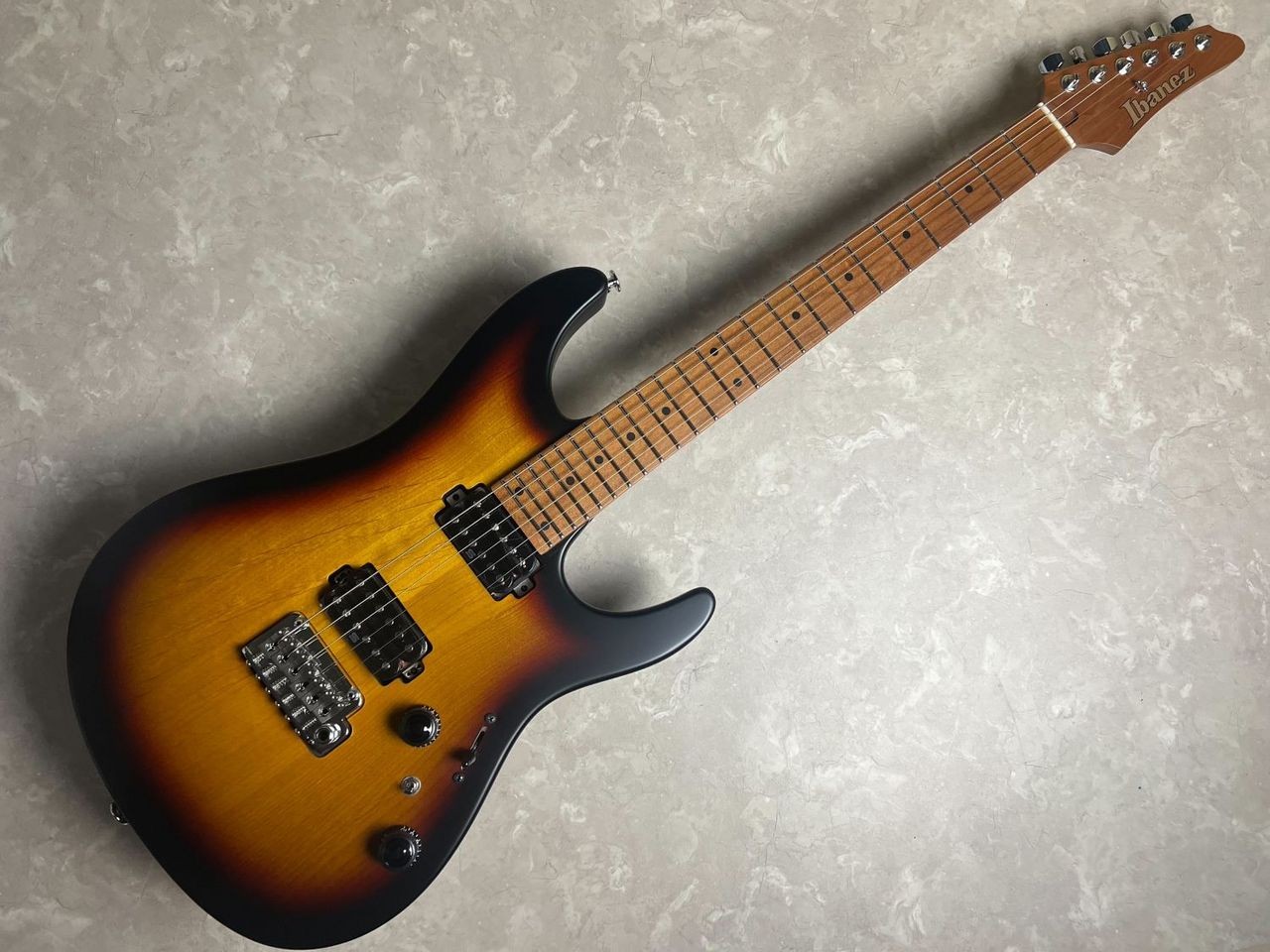 Ibanez AZ2402 Tri Fade Burst Flat Electric Guitar Stainless Fret Used