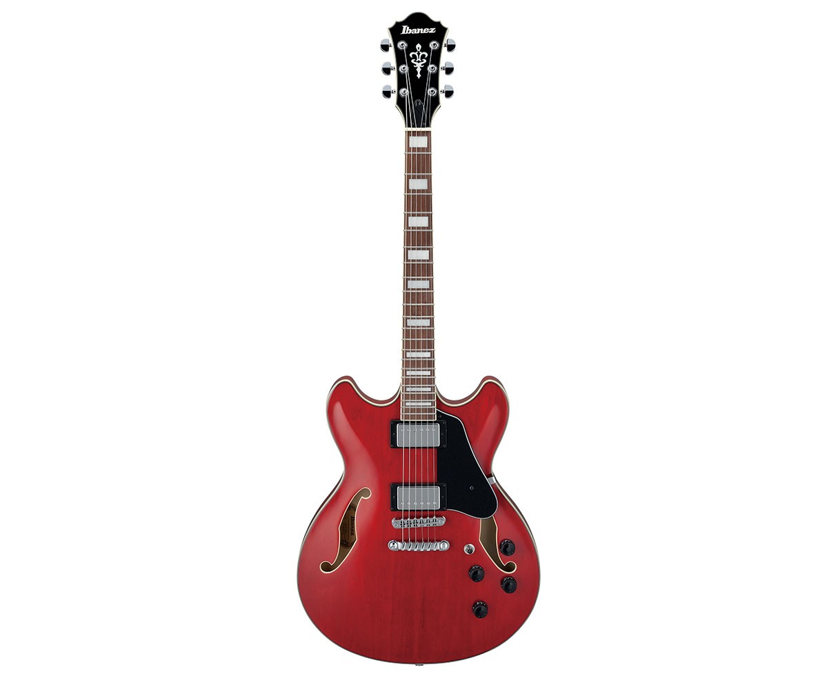 Ibanez Artcore AS73-TCD Semi-Hollow Electric Guitar – Trans Cherry Red