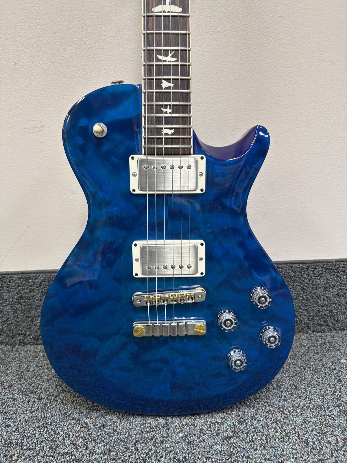 PRS S2 McCarty Singlecut 594 Quilt Blue Matteo W/B