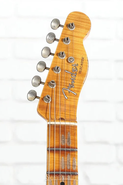 Fender Custom Shop 1951 Telecaster Relic Electric Guitar – Nocaster Blonde,