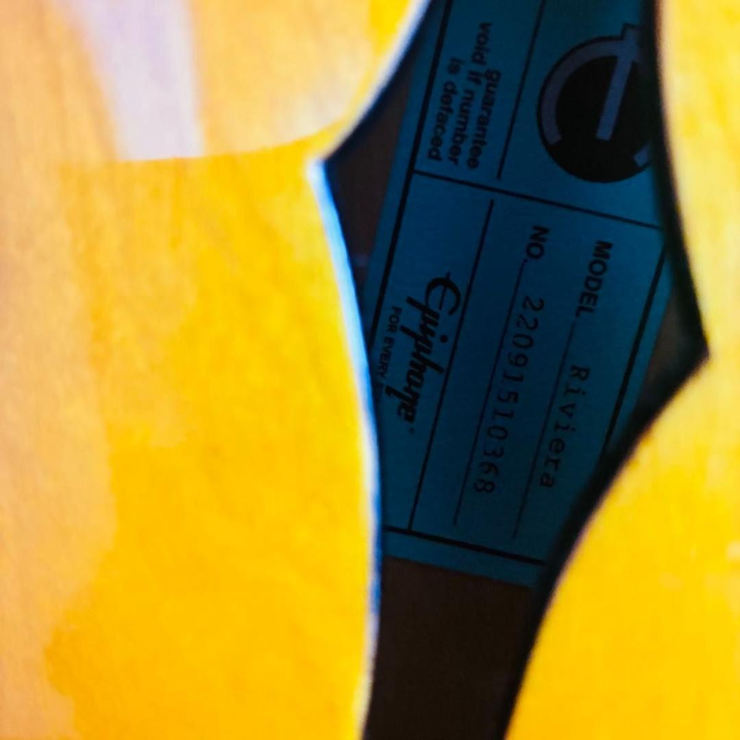 Epiphone Riviera Royal Tan Electric Guitar