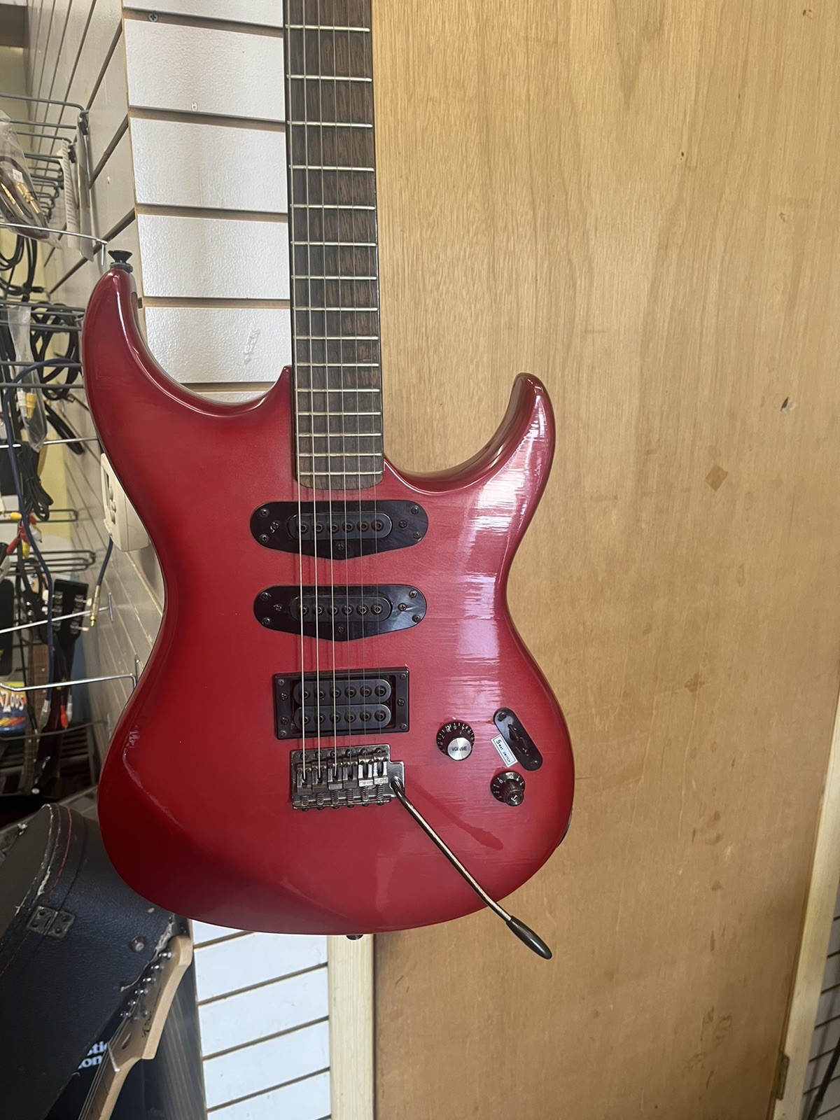 Arbor Strat Style Electric Guitar In Cherry Red