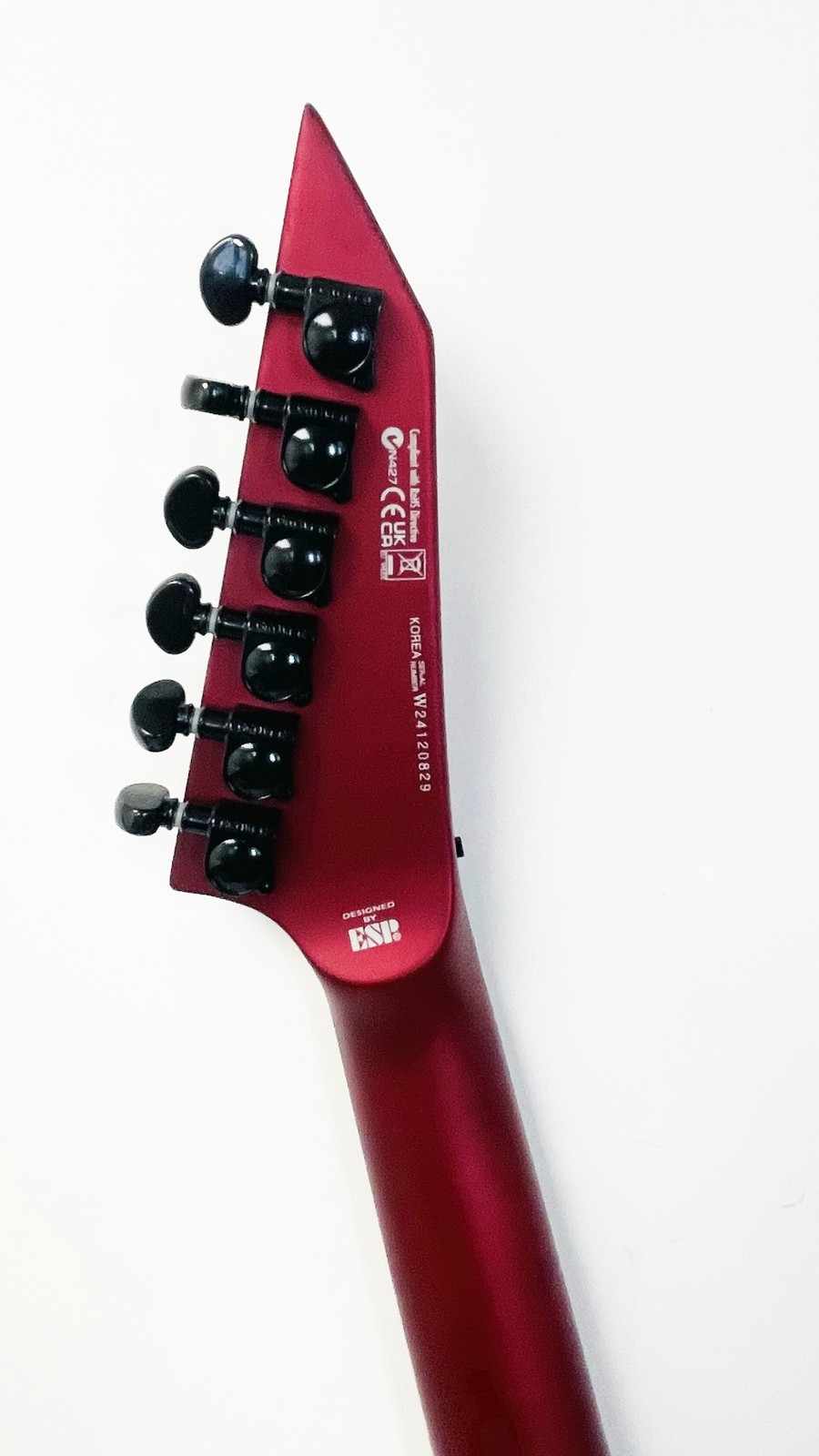 ESP LTD Arrow 1000 Deluxe Guitar Candy Apple Red Satin EMG 81/85 Floyd Rose