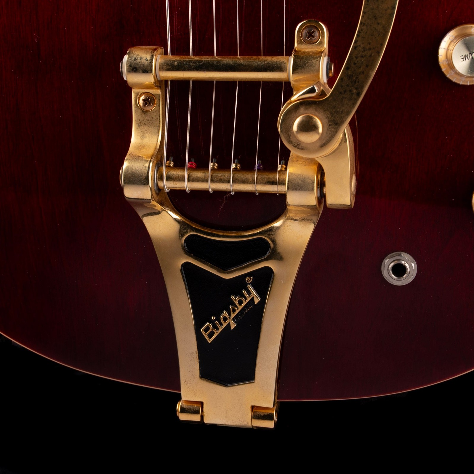 Pre-Owned 2009 Epiphone Riviera P93 WR Wine Red With OHSC