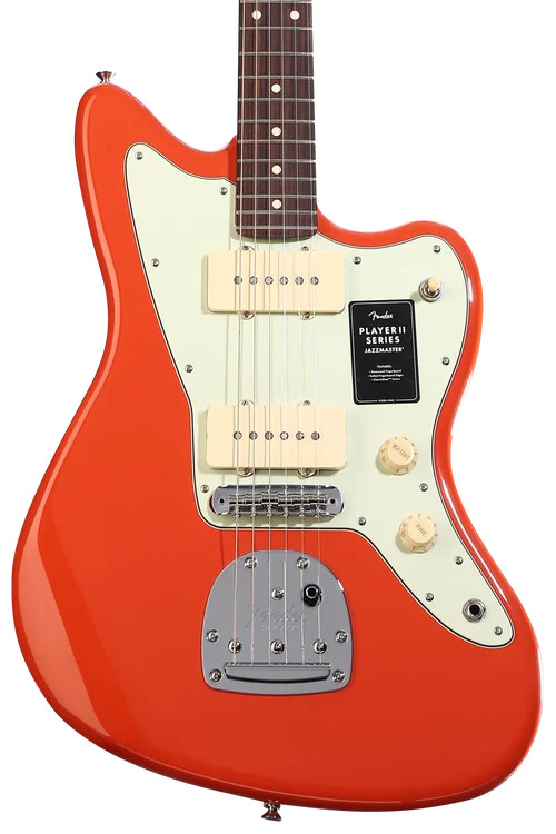 Fender Player II Jazzmaster Electric Guitar – Rallye Orange