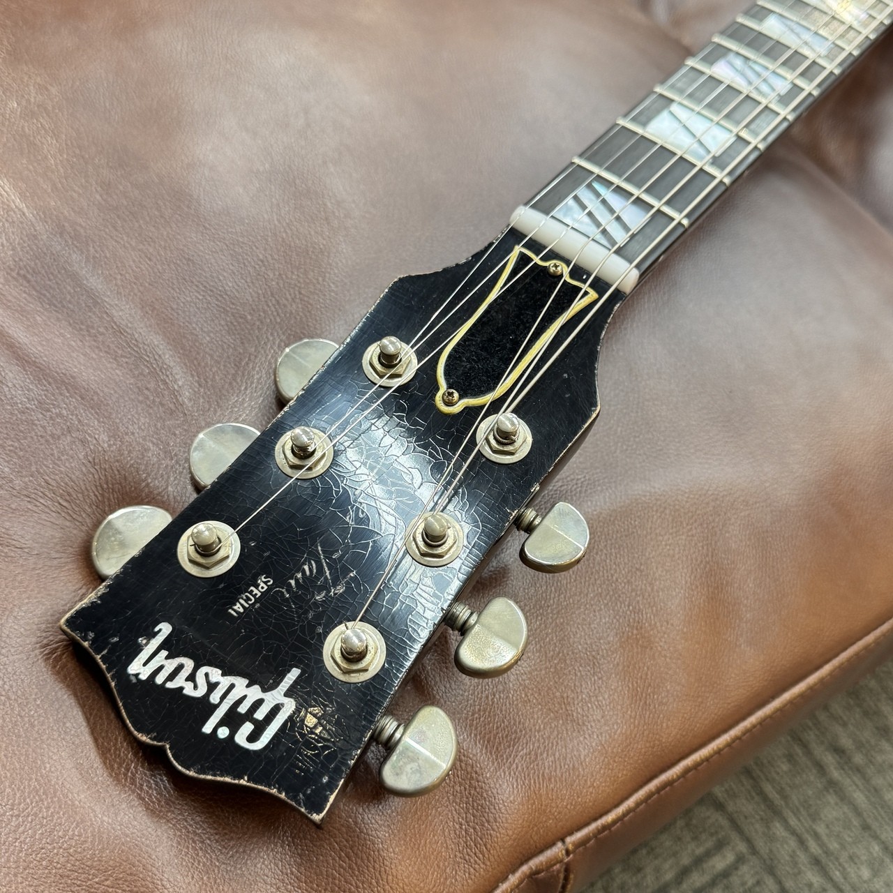Gibson Custom Shop Murphy Lab 1960 Les Paul Special DC Ebony Over Oxblood Ultra