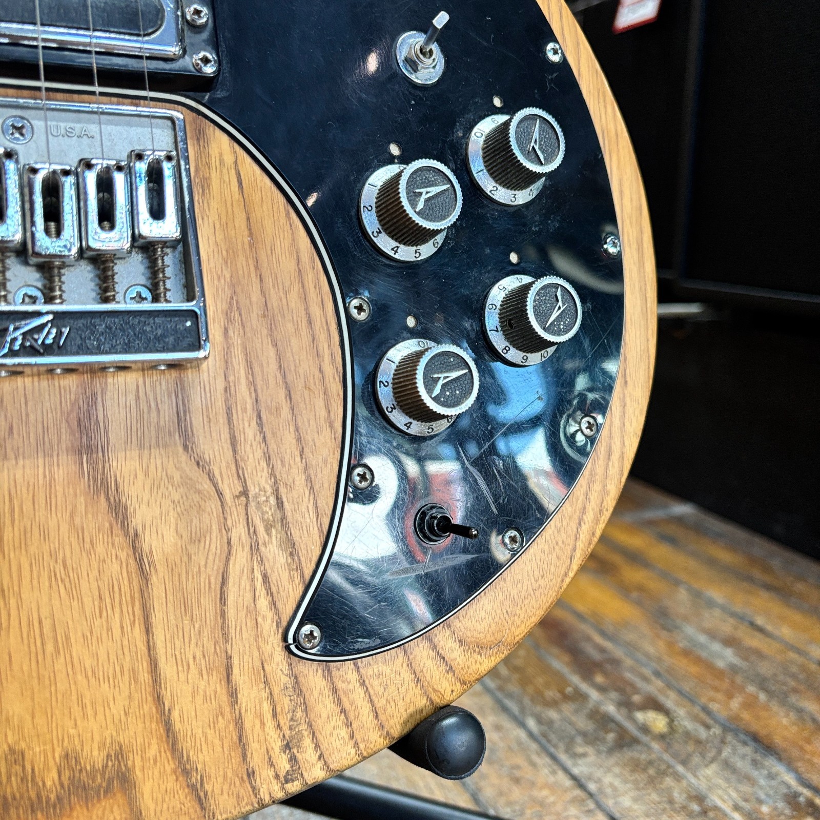 Peavey USA T-60 Solid Body Electric Guitar 1980 Natural Ash