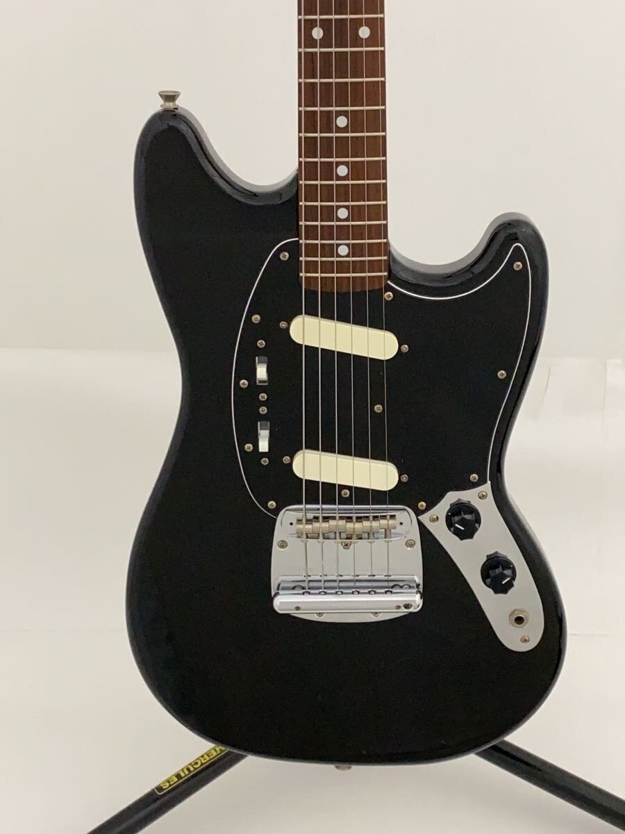 Fender MG69 Mustang Black Electric guitar #BE14706