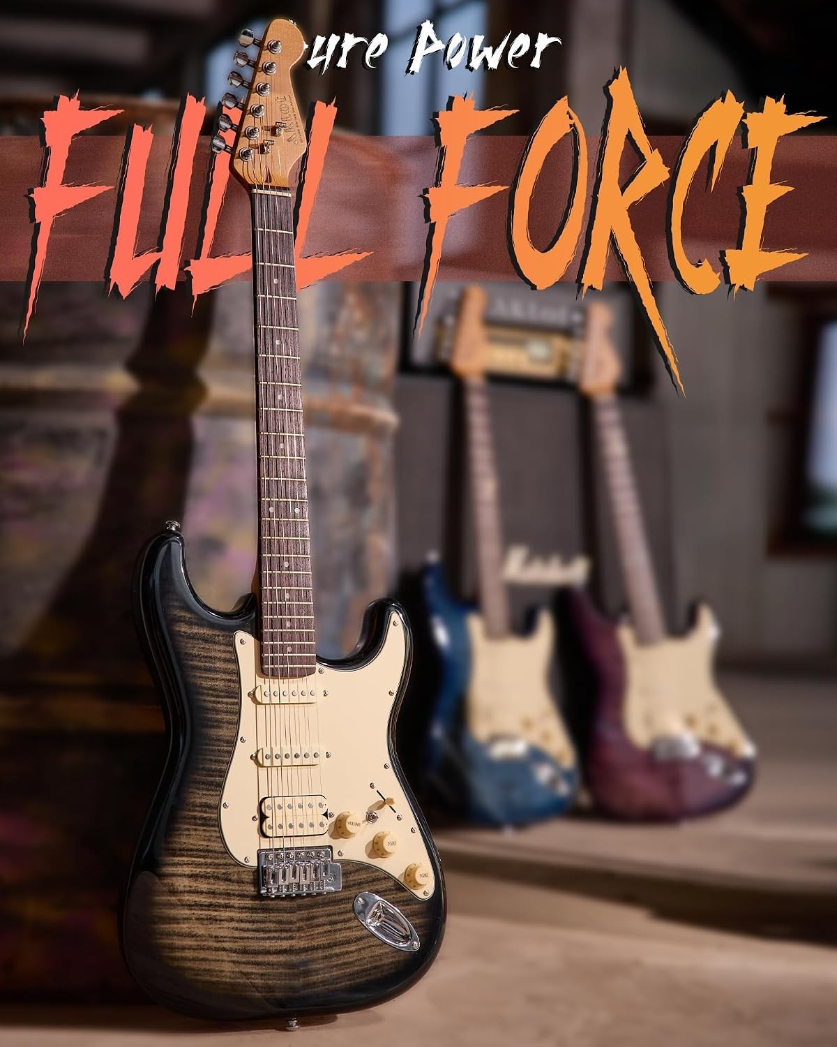 Stryde Electric Guitar Bundle: Lesson Book & Gig Bag