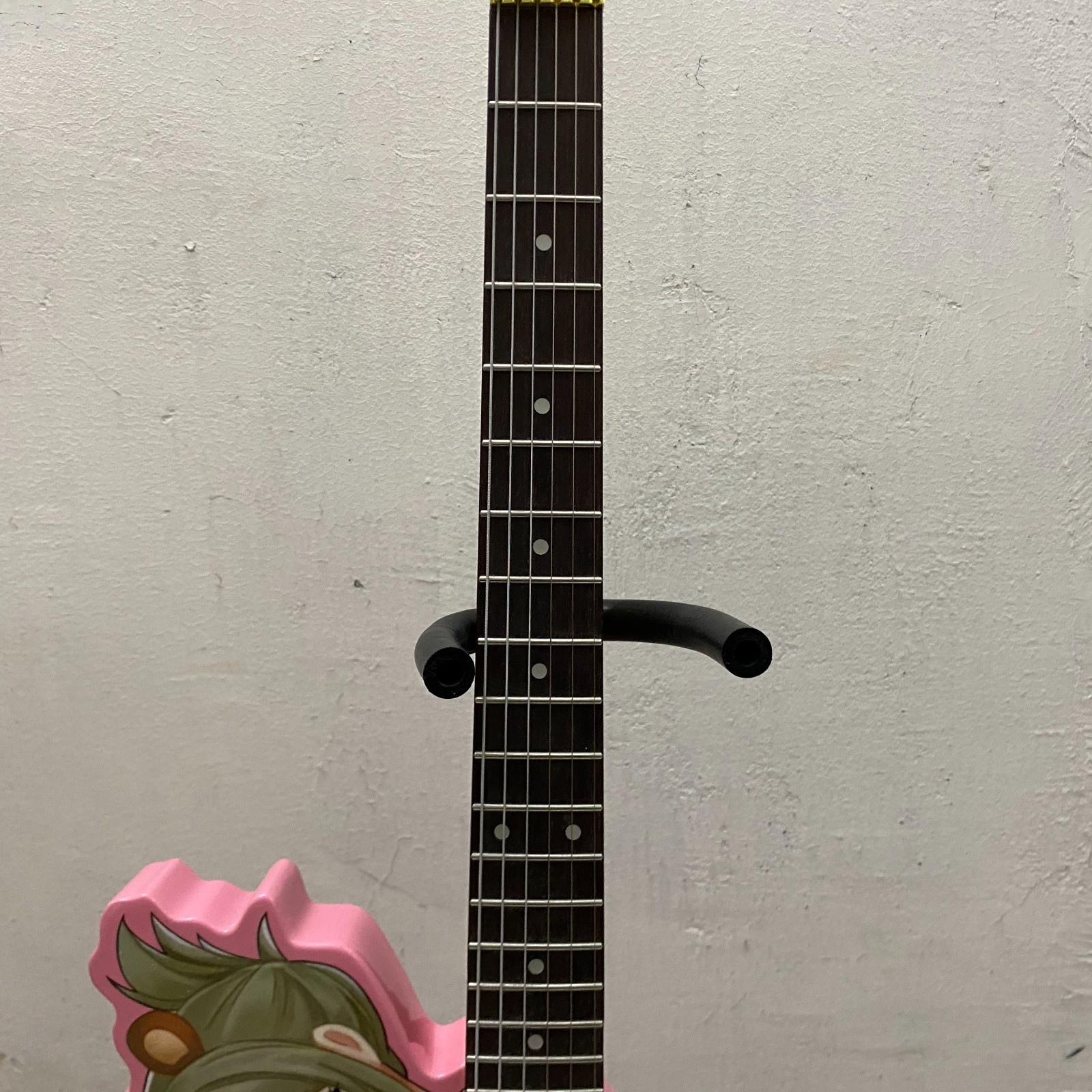 Factory Customized Beauty girls Electric Guitar HH pickups Gold hardware