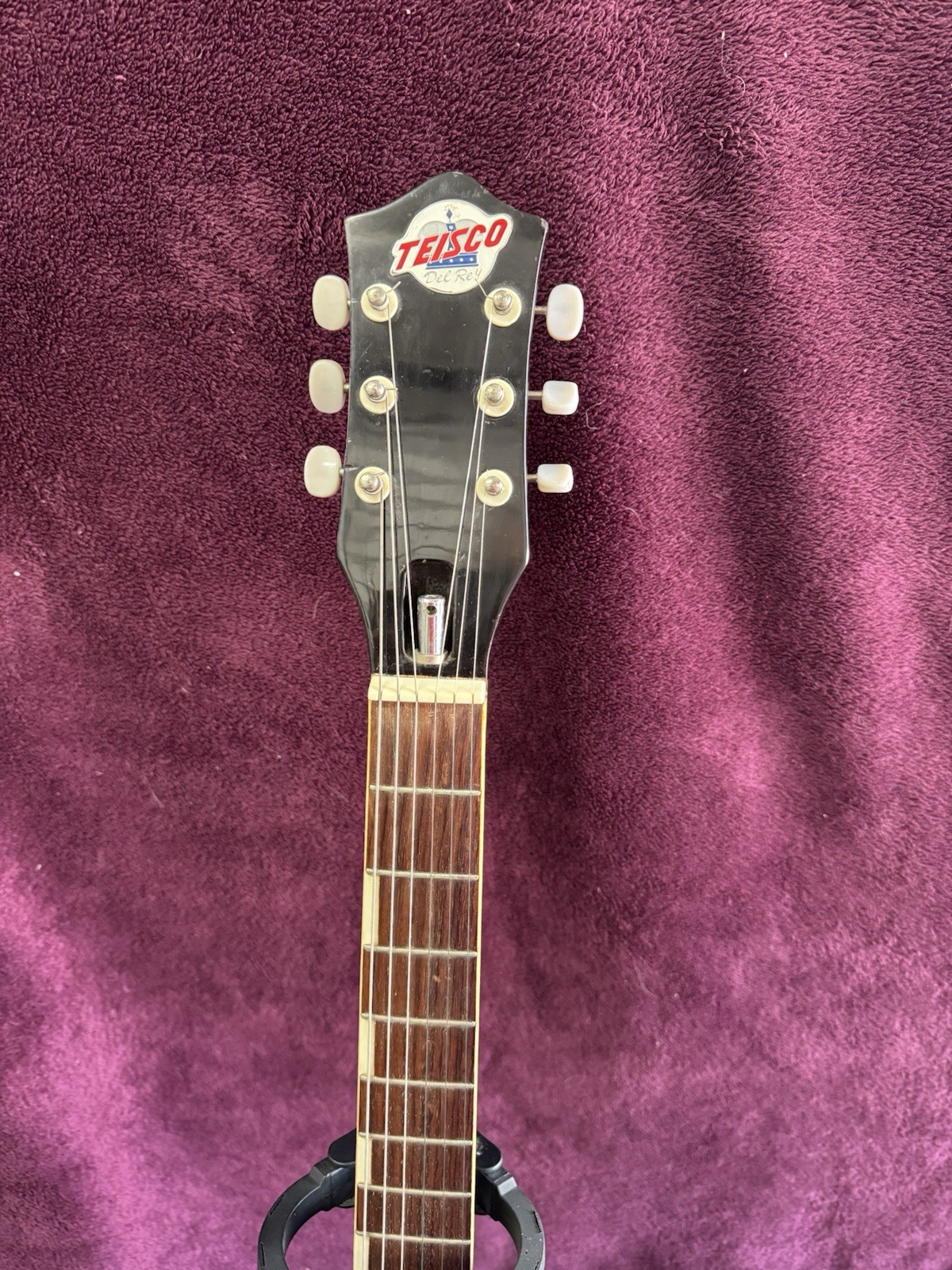 Electric Guitar TEISCO Del Rey EP-7 Model Semi Hollow Tobacco Burst Rare Color !