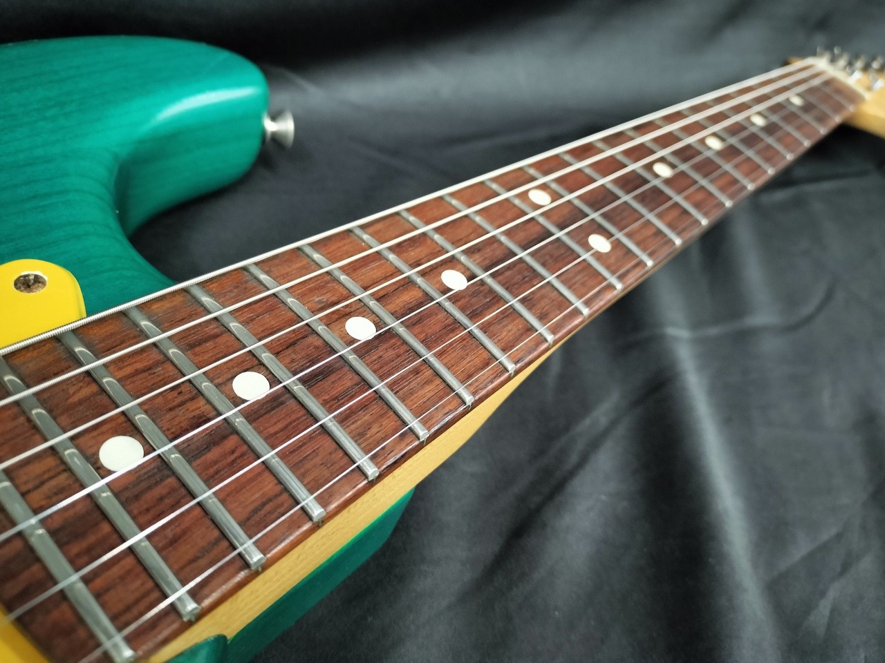 Fender Stratocaster Teal Green Transparent Electric Guitar #BE11630