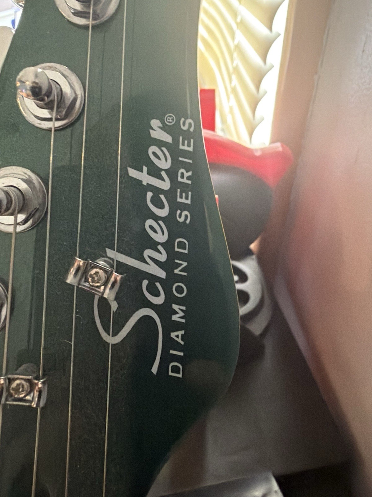 Schecter PT Fastback II B Diamond Series Bigsby Green Electric Guitar 385L