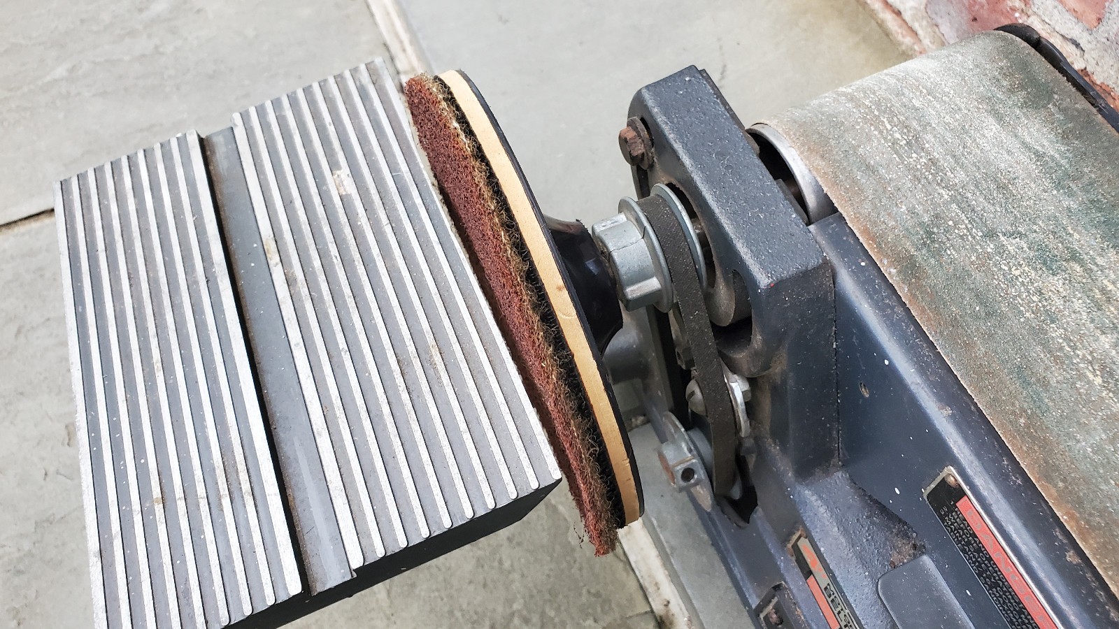 Vintage Sears Craftsman 113.226423 4″ belt & 6″ disc sander complete table works