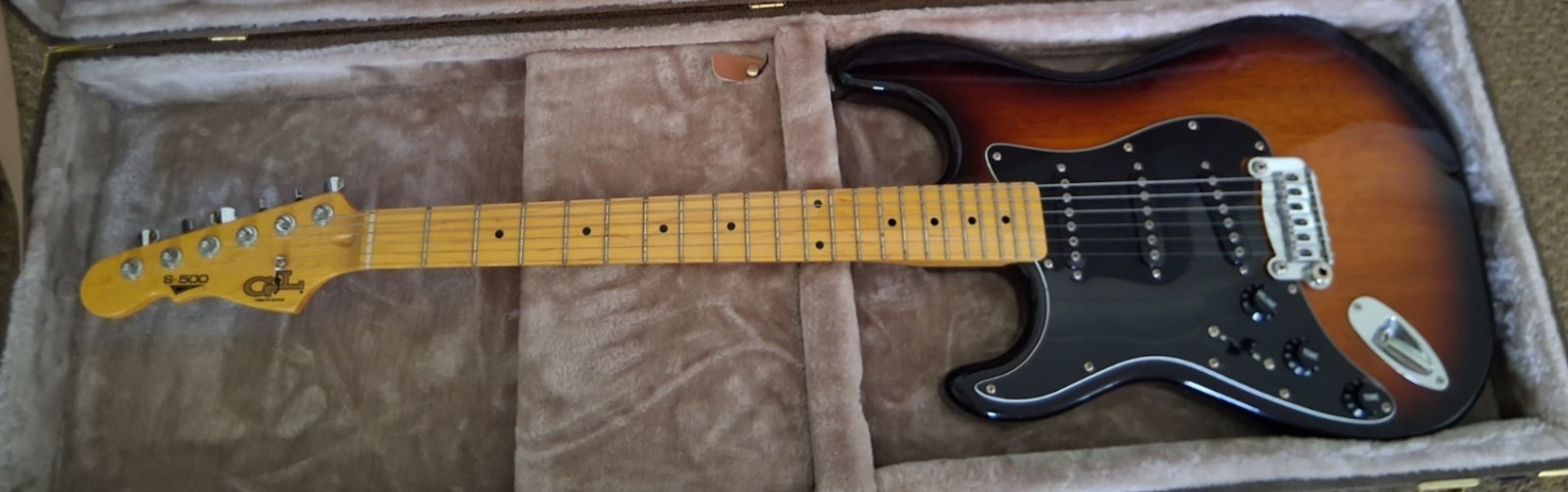 G&L Tribute Series S-500 Left-Handed Electric Guitar Tobacco Sunburst NO CASE!!!