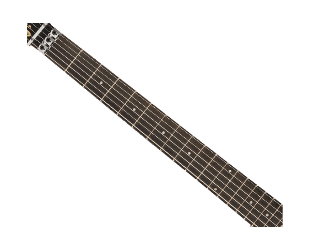 Used EVH Wolfgang Special Satin Striped Electric Guitar – Black/White