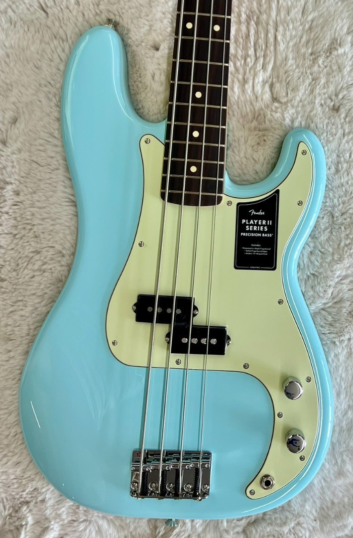Fender 75th Anniversary Player II Precision Bass®, Rosewood board, Daphne Blue
