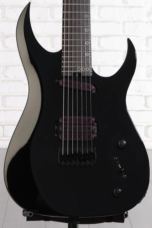 Schecter Sunset-7 Triad 7-string Baritone Electric Guitar – Gloss Black