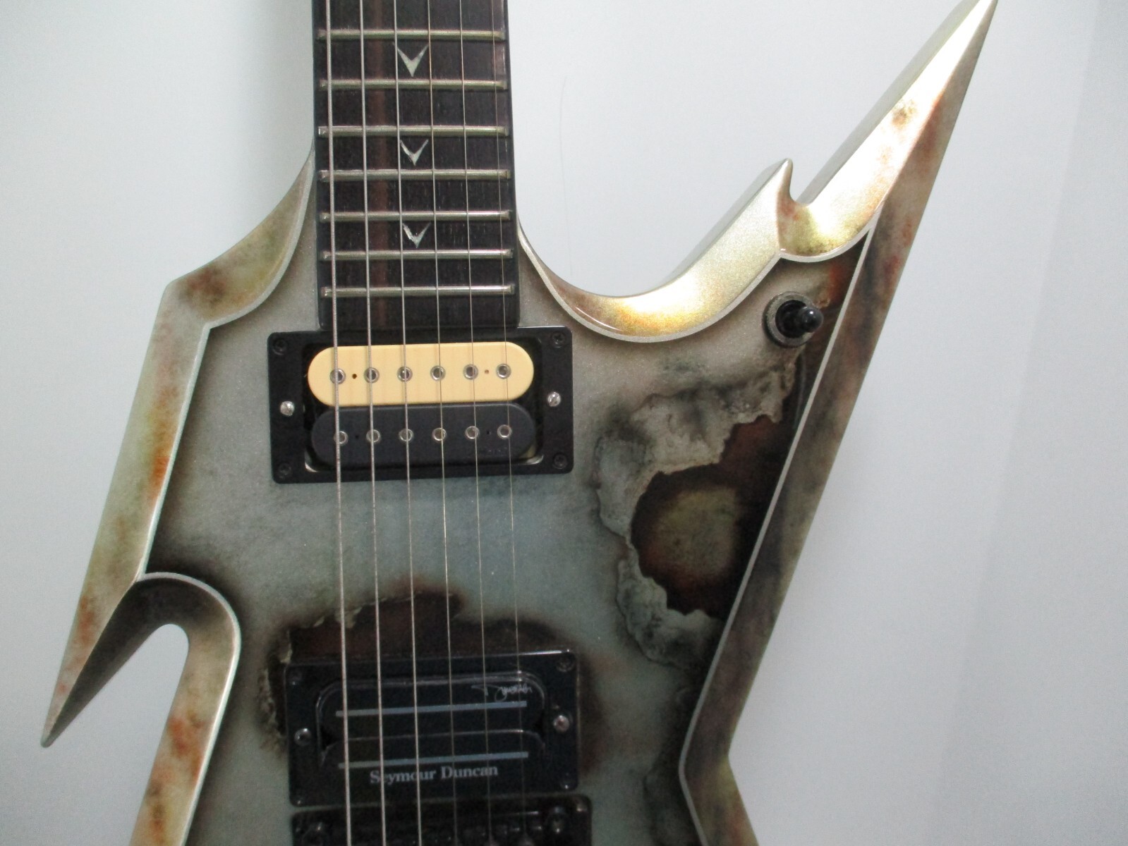 Dean USA Rust Razorback guitar from Dean’s custom shop