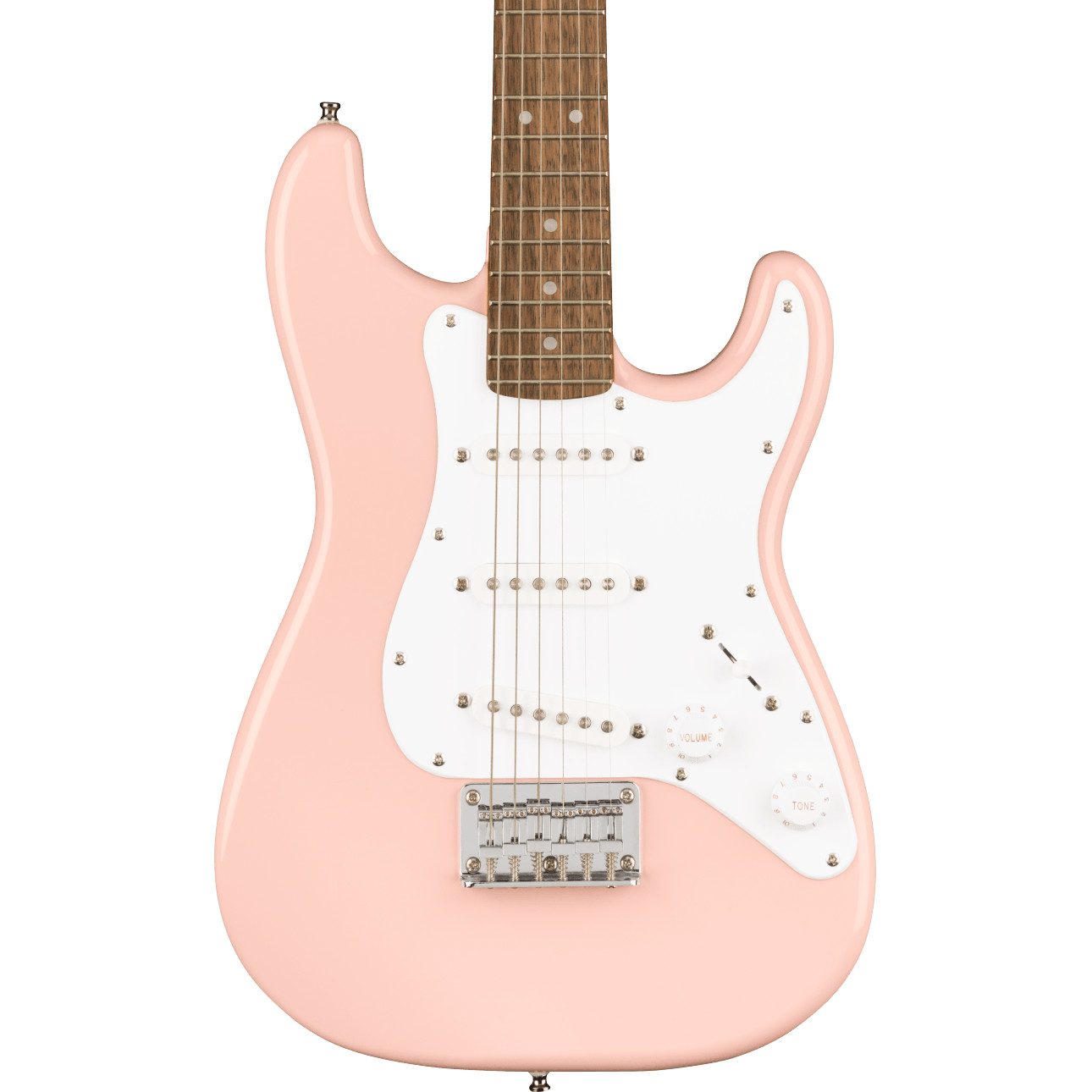 Squier Mini Stratocaster Electric Guitar Shell Pink