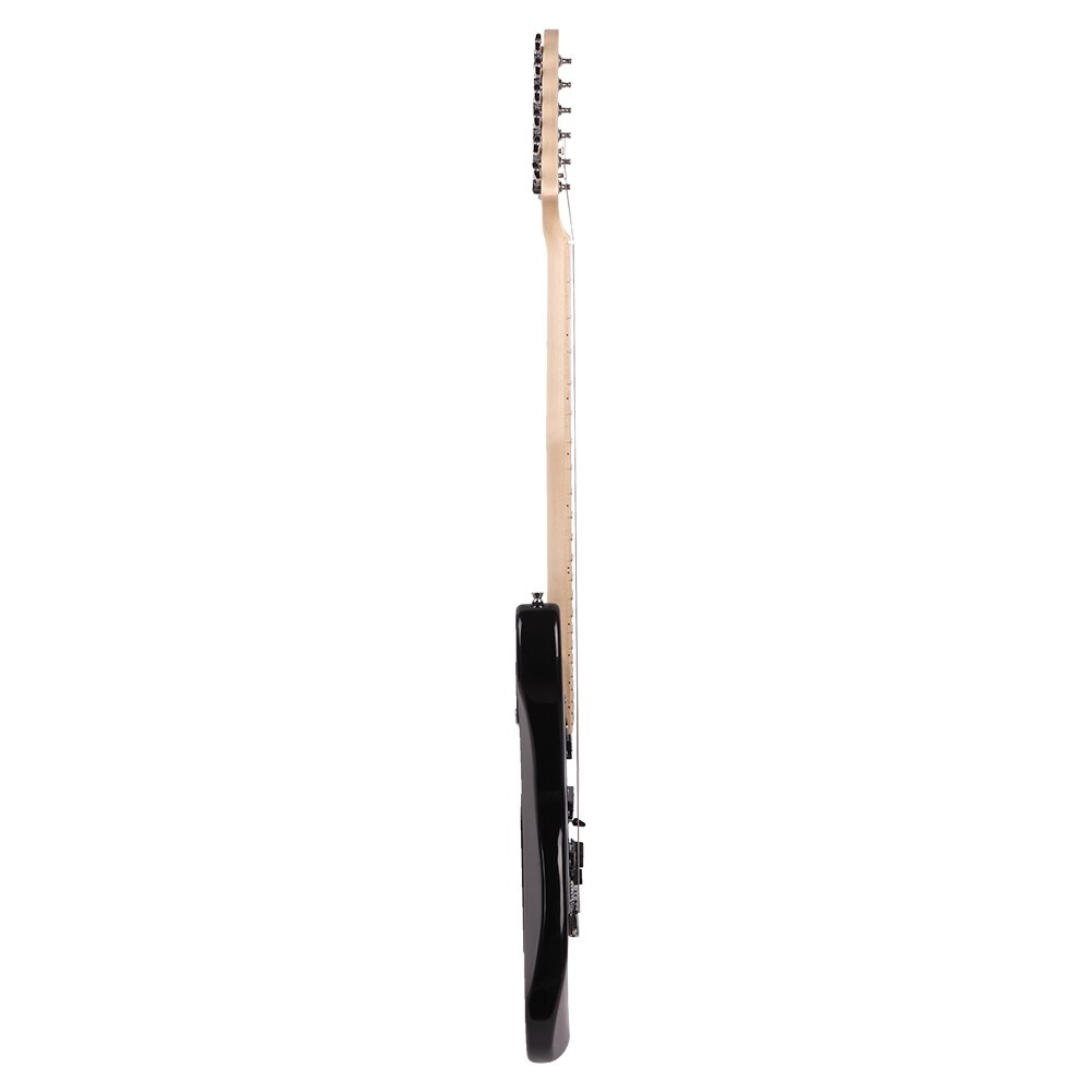 GST Stylish Electric Guitar Kit Black Pickguard Sunset With Strap Bag Amplifier