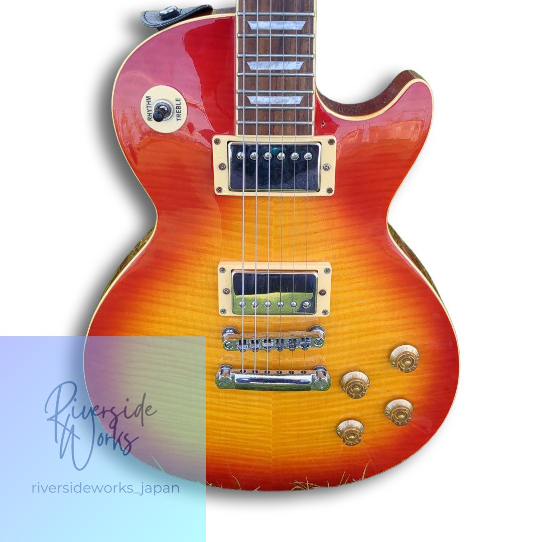 Bitz Leopard Electric Guitar Sunburst Body Only