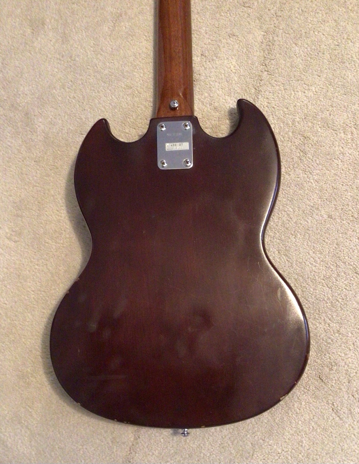 Vintage 60’s – 70’S Japanese SG Copy. Excellent condition. All Original Complete