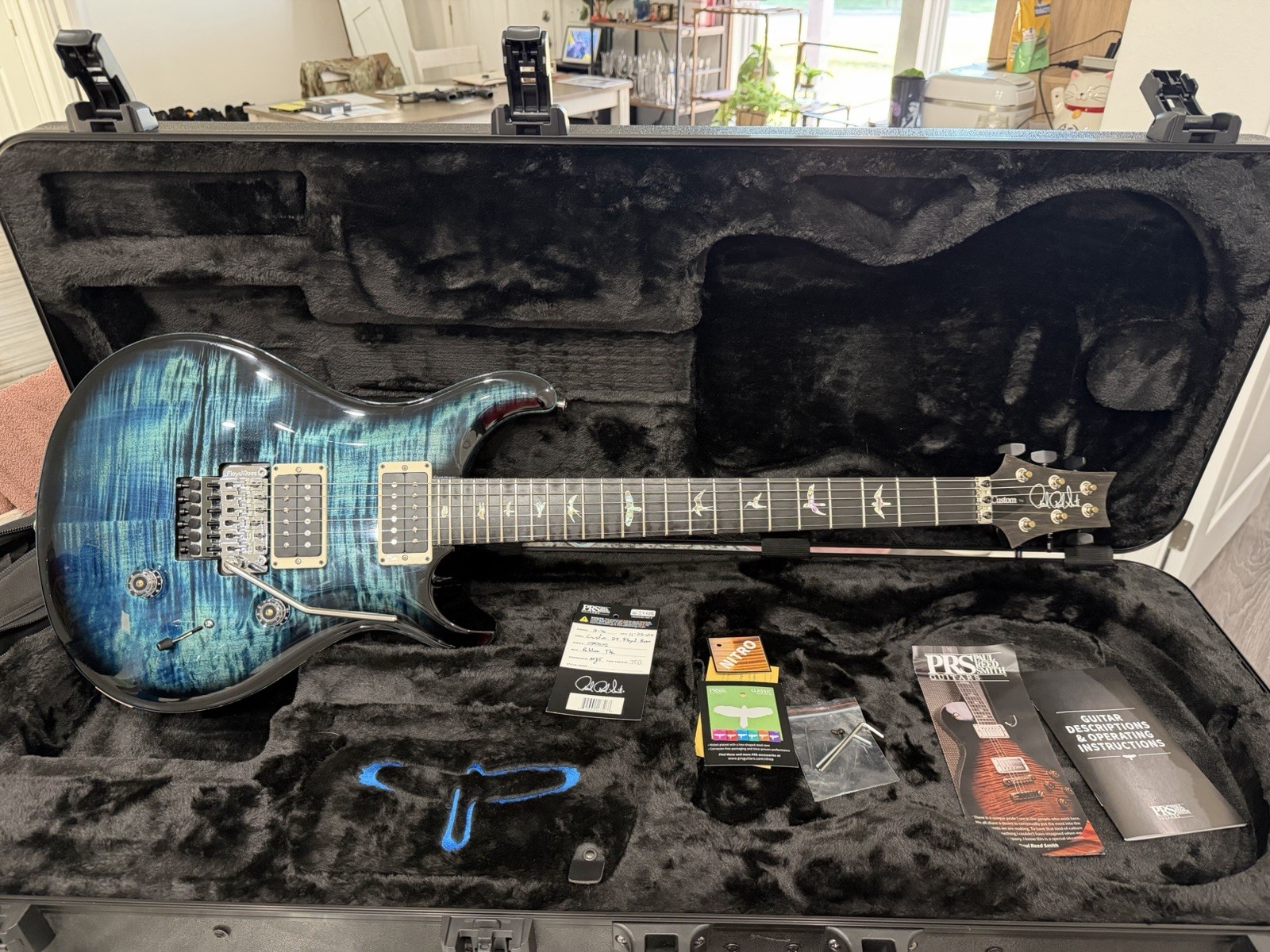 PRS Custom 24 “Floyd” Electric Guitar – Cobalt Smokeburst