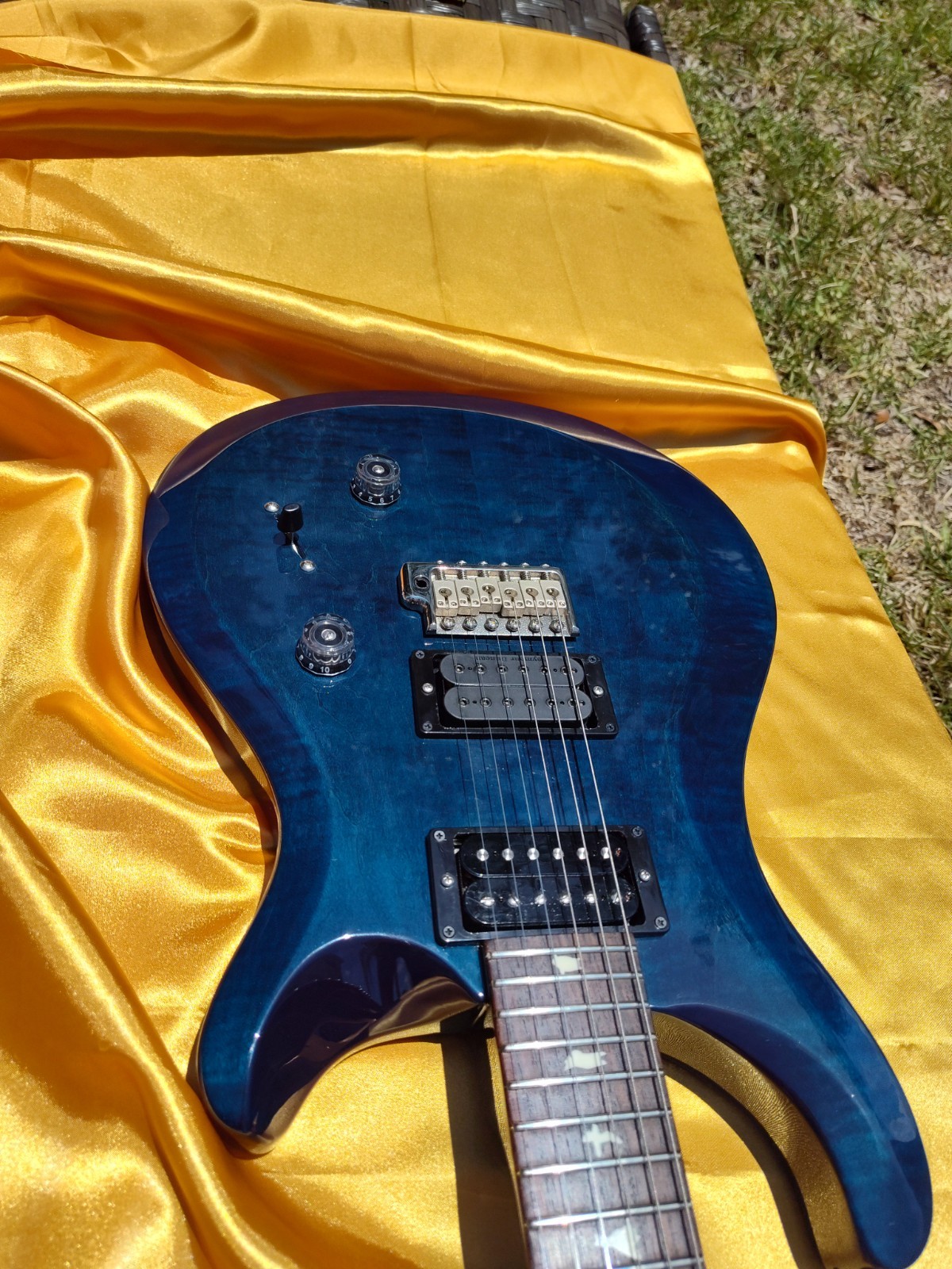 PRS S2 Custom 24 2016 Blue Burst USA + Seymour Duncan Omega Bridge Pickup