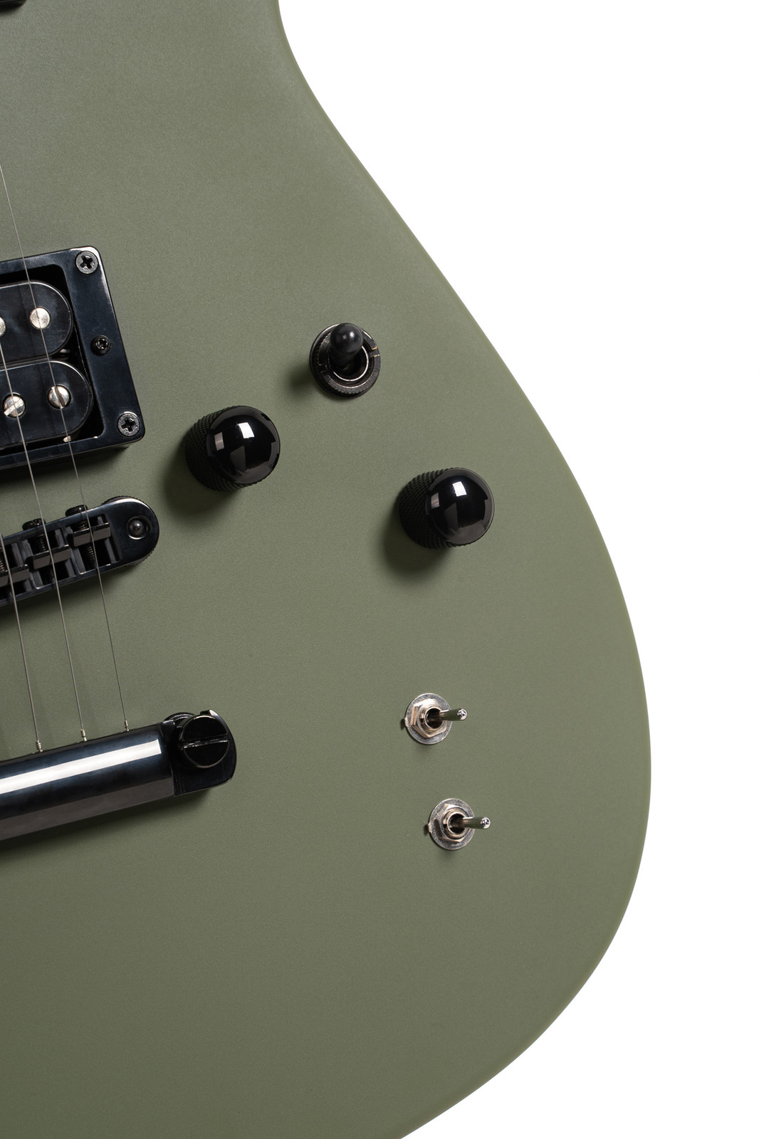 CORT Manson Meta MBM-2H SUS E-Guitar Satin Olive Green