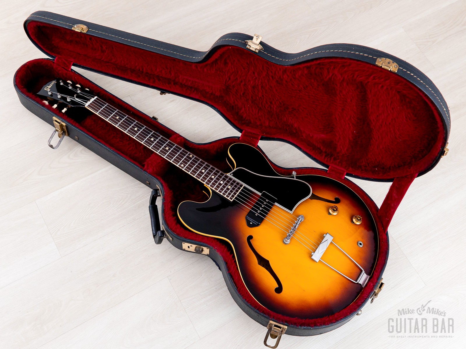 1960 Gibson ES-330 T Vintage Thinline Electric Guitar, 100% Original w/ Case