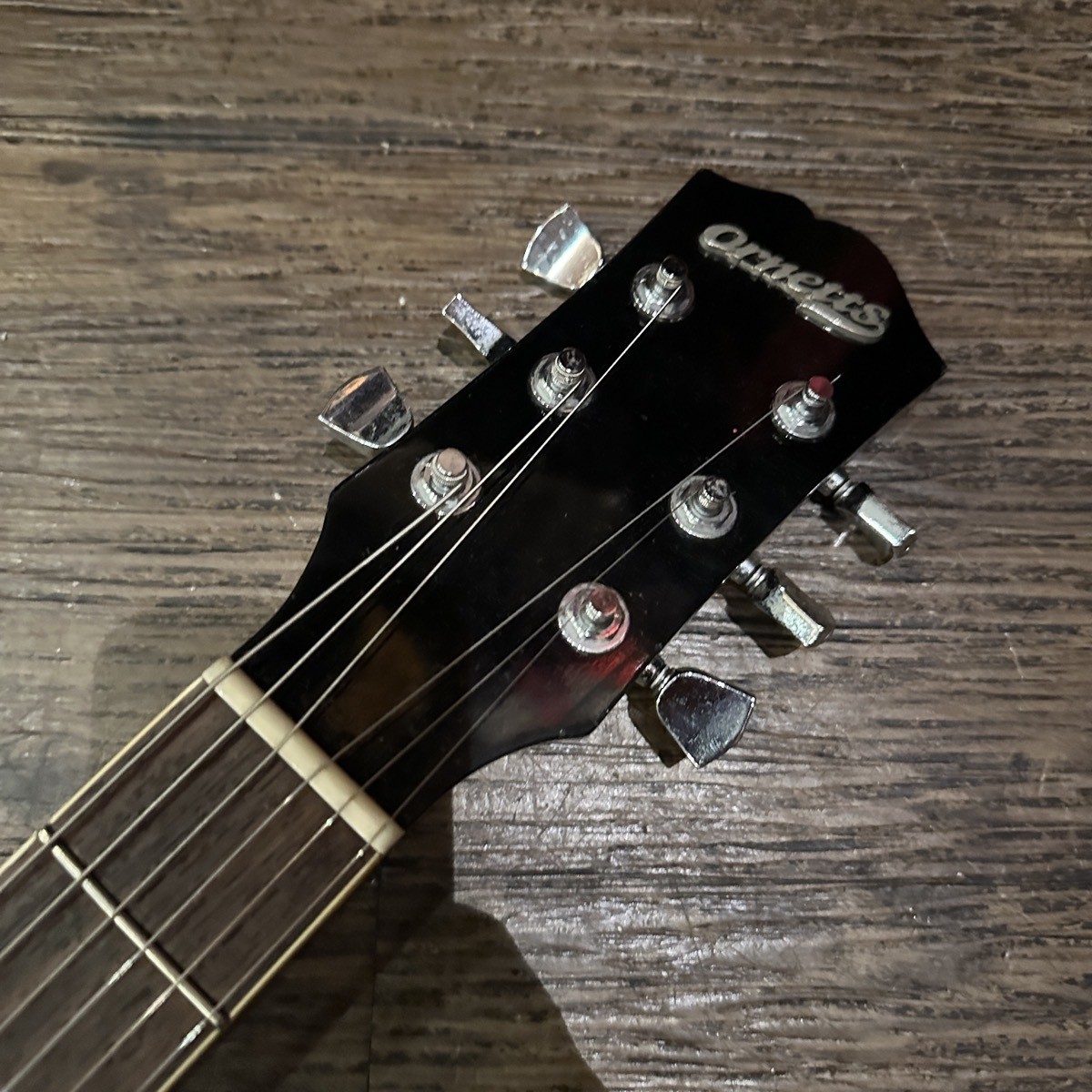 Ornetts Gm-5R Black Laminate Mod Electric Guitar Asahi Woodworking -R046