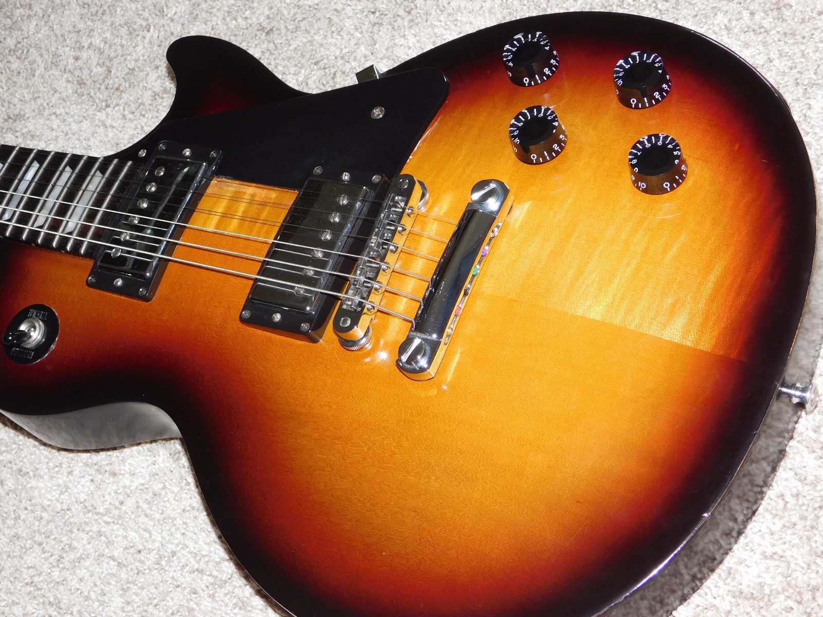 Gibson Les Paul Studio Electric Guitar Fire Burst 2013