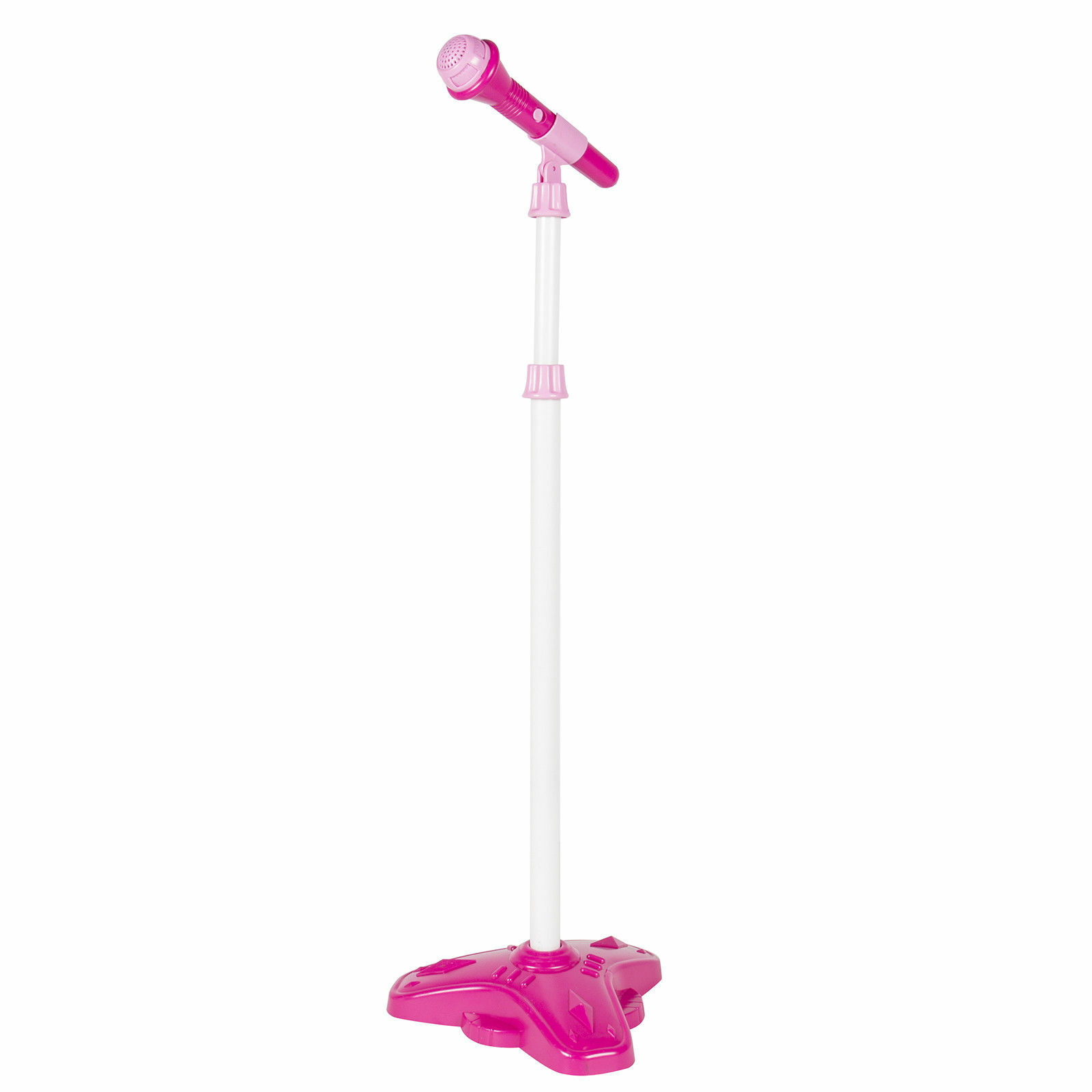Kids Pink Karaoke Electric Guitar Set MP3 Player Learning Toys Microphone, Amp