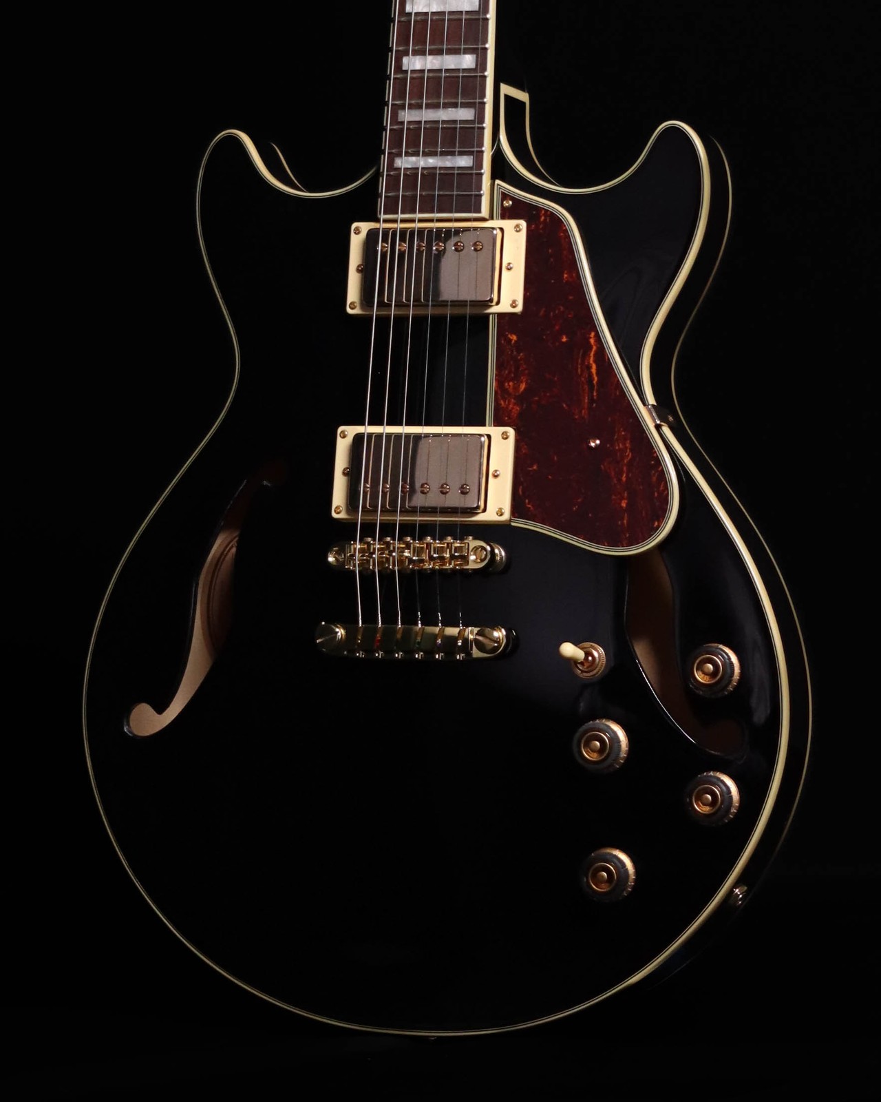 Ibanez AM73GBK Artcore Hollowbody Electric Guitar, Black