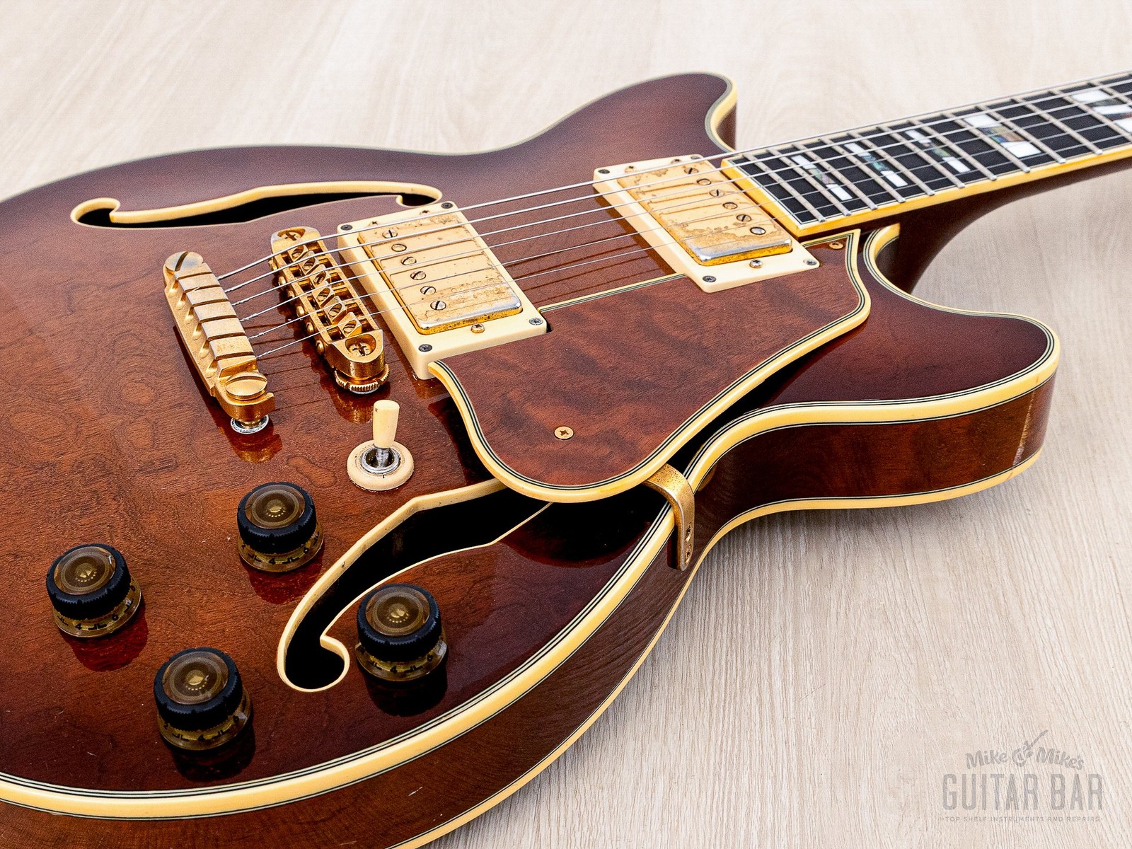 1990 Ibanez Artstar AM200 Burl Mahogany Vintage Semi-Hollow Guitar