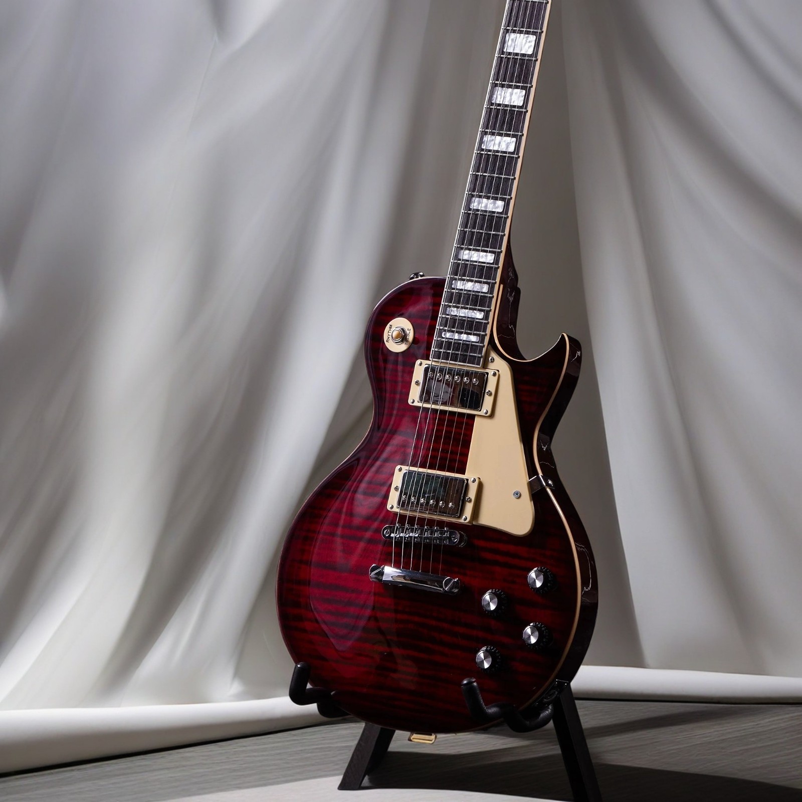 GROTE Guitar Solid Body Electric Guitar with Gigbag LPYS-006 (Red)