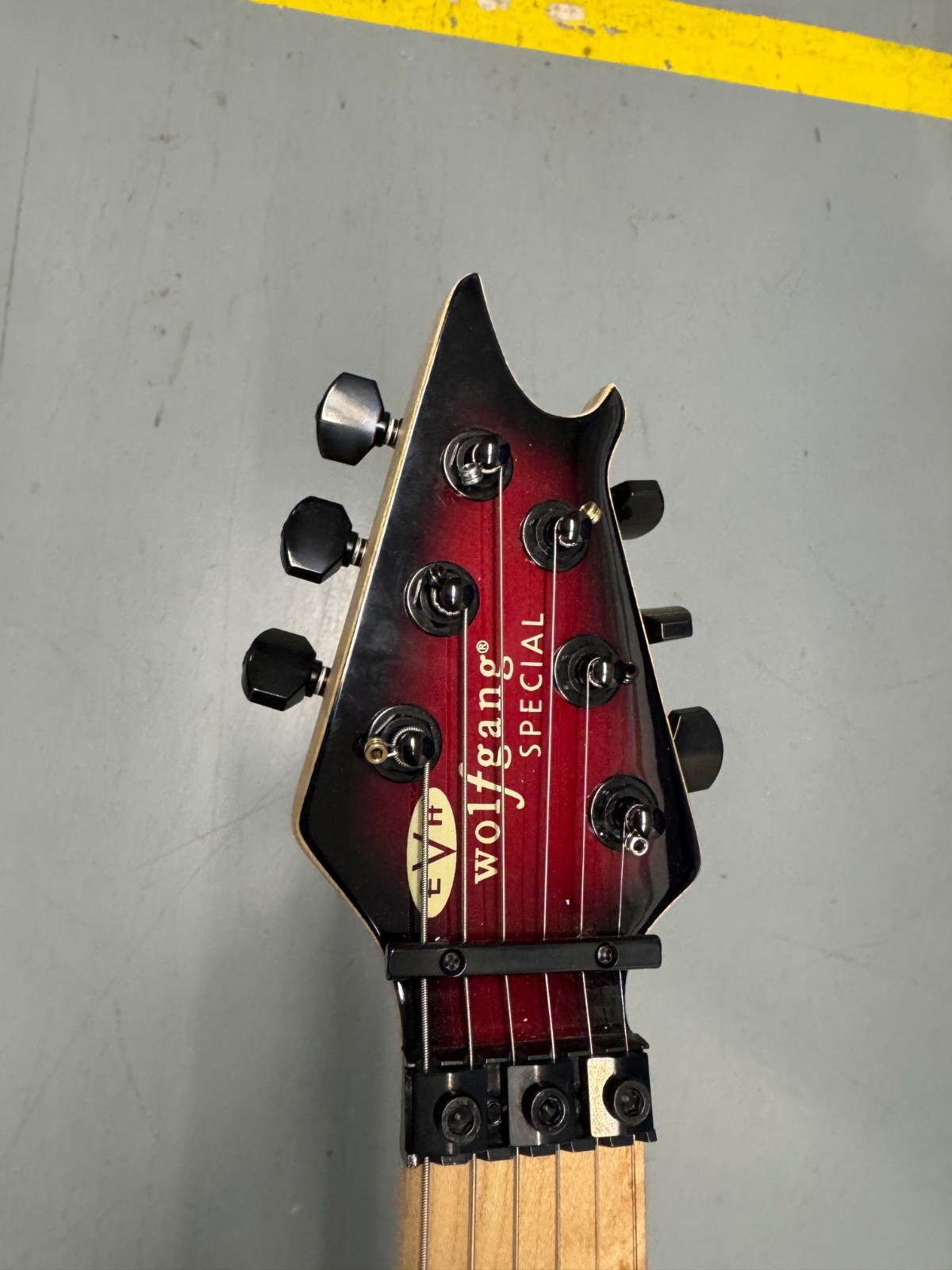 Used EVH Wolfgang Special HT Trans Red Burst Solid Body Electric Guitar