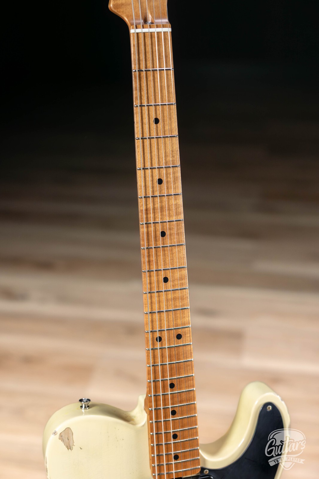 Newhall by LsL Tango 390 Chambered Swamp Ash T-Style w/ 3x P-90s – Vintage Cream