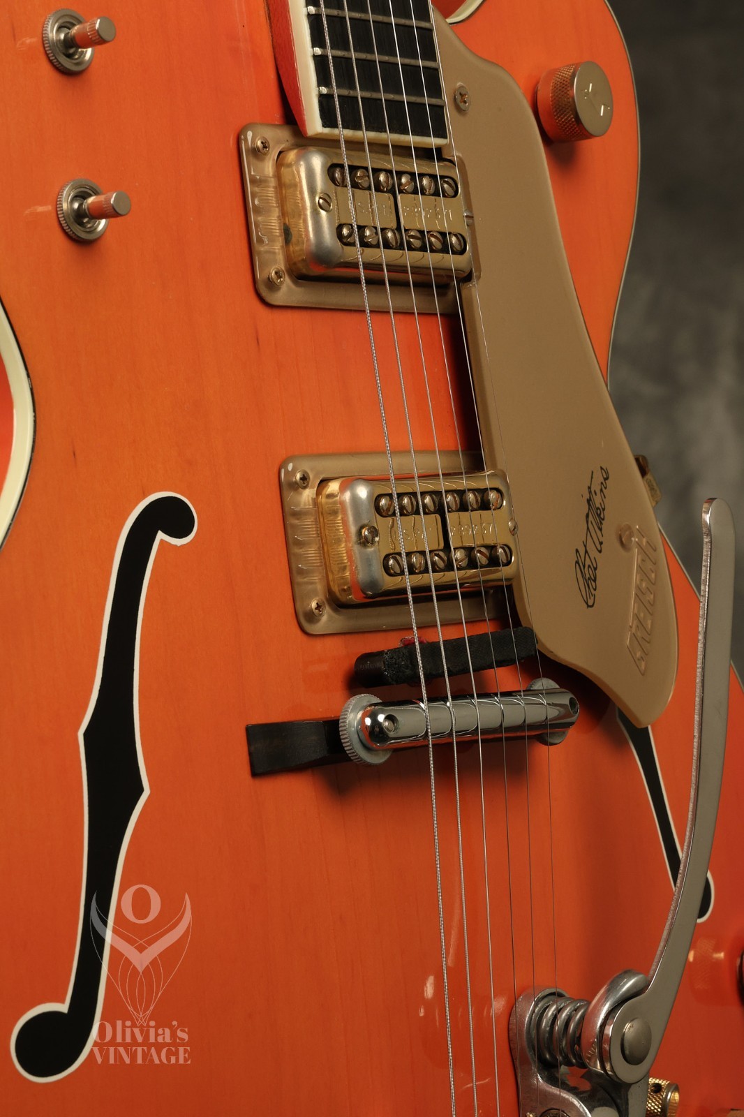 1964 Gretsch Chet Atkins 6120 Nashville Western Orange with HANG TAG