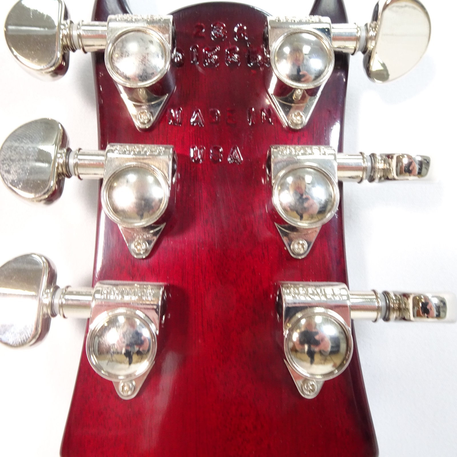 Custom SG Style Electric Guitar Red Cherry Burst Dual Humbucker