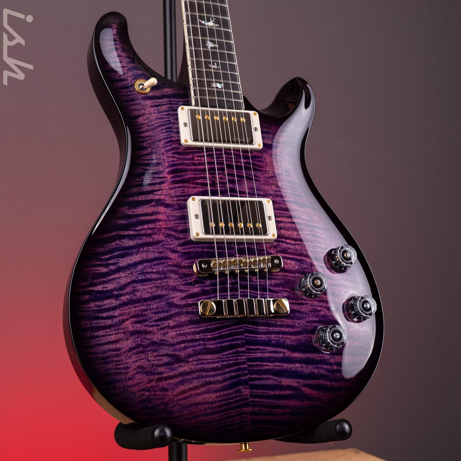 PRS McCarty 594 10-Top Sprayer’s Choice Purple Hollowflake Back/Neck