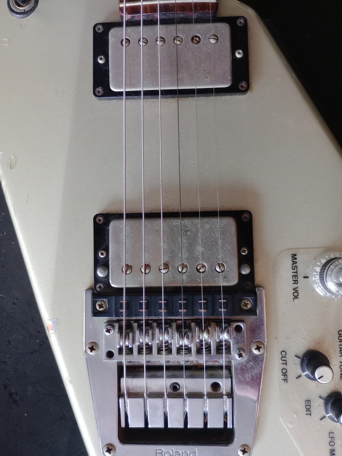 Roland G-707 1980s Silver w/Original Hard Case *** FREE SHIPPING ***