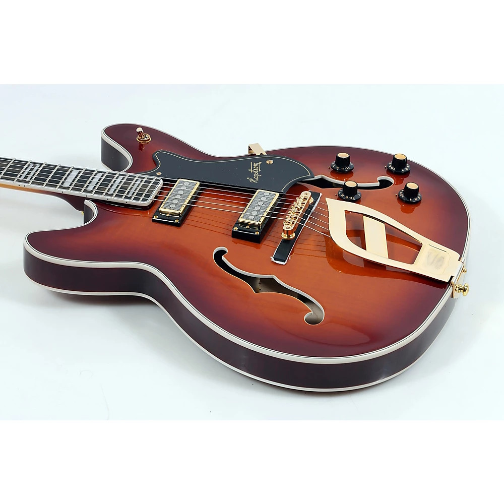 Hagstrom ’67 Viking II LE Hollowbody Guitar Vintage Sunburst 197881131173 OB