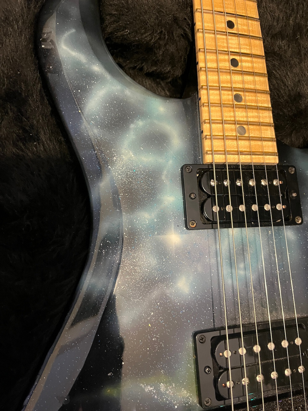 2017 Knaggs Severn XF Trembuck Galaxy Graphic by Nick Ralph Flame Maple Neck W/O