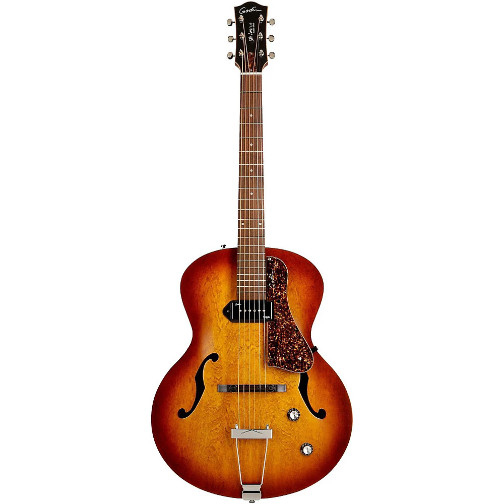 Godin 5th Avenue Kingpin Hollowbody w/P-90’s CgncBrst